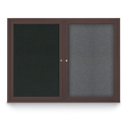 United Visual Products Corkboard, Keylime /Satin, 72" x 48" UV408-SATIN-KEYLIME